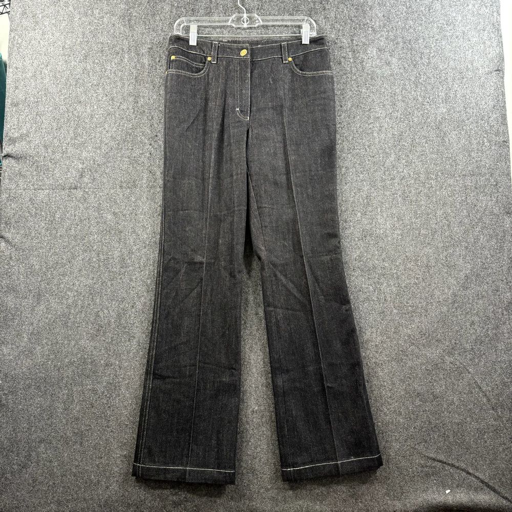 Escada Exclusively for Neiman Marcus Jeans Women's 40 EU Medium Bootcut Metallic